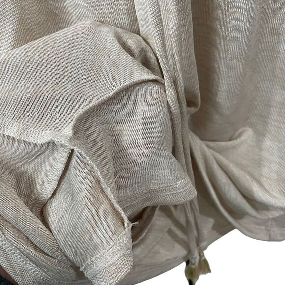 NWT Victoria Secret Cream Beige Sleep Romper size M Short Sleeve V Neck - Picture 5 of 11